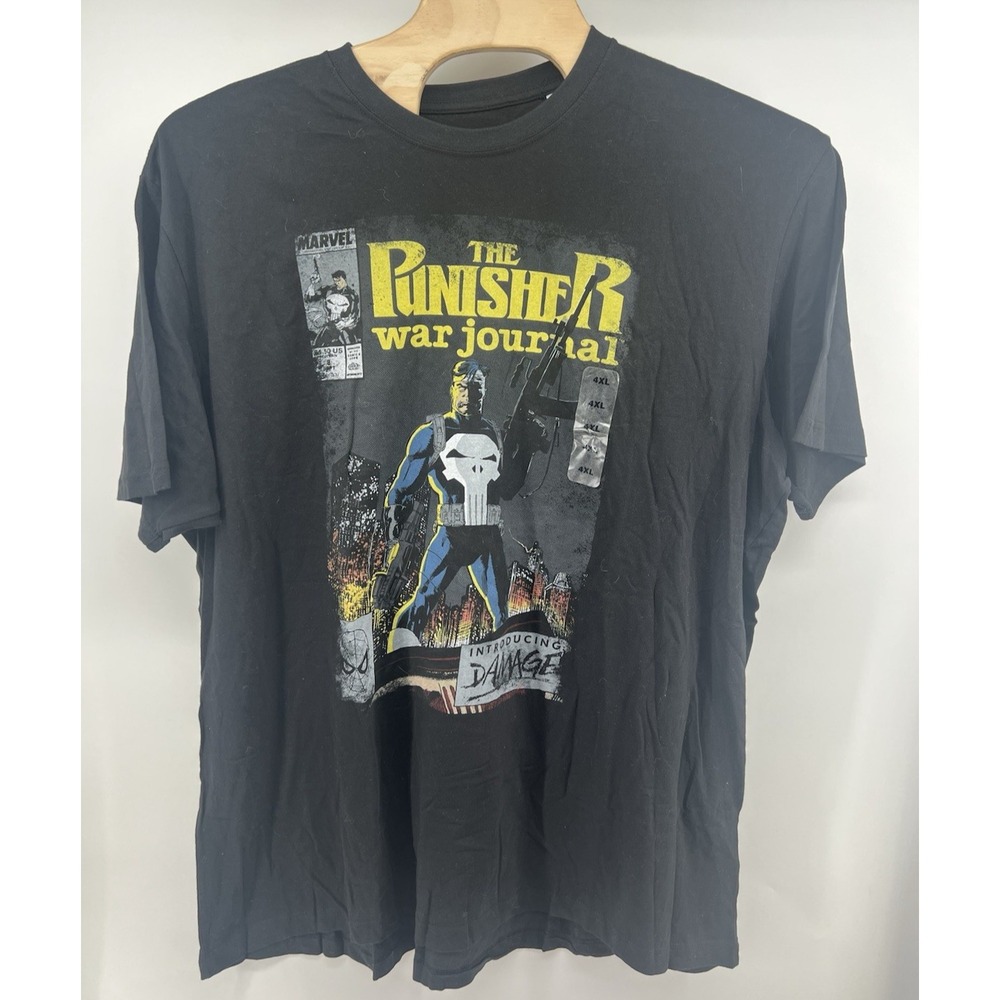 Marvel Punisher War Journal T Shirt Comic Book Cover Mens 4XL Cotton New